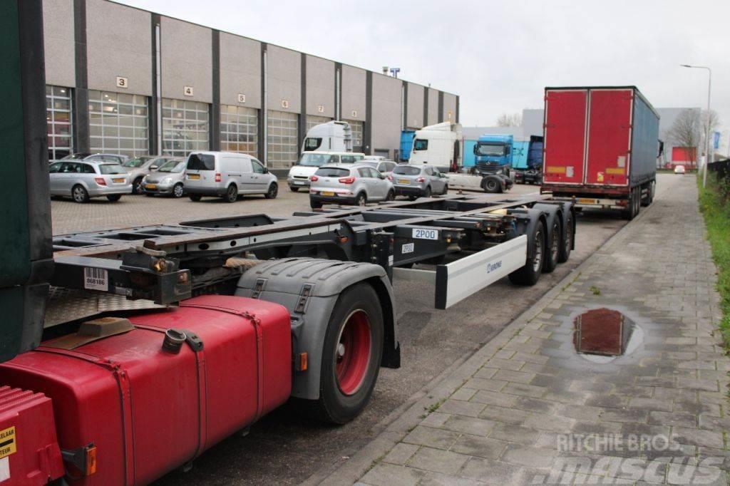 Krone 3x bpw + 20/30/40/45ft/HC + BE apk 17-01-2024 Container semi-trailers