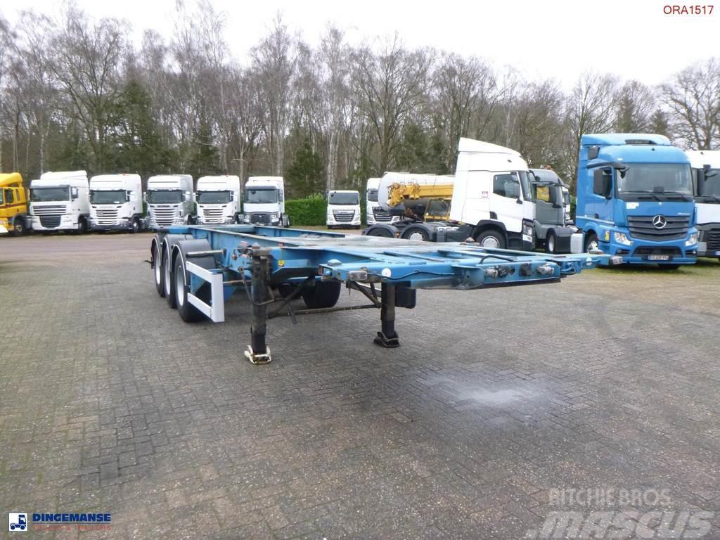Fruehauf 3-axle container chassis 20, 30 ft Container semi-trailers