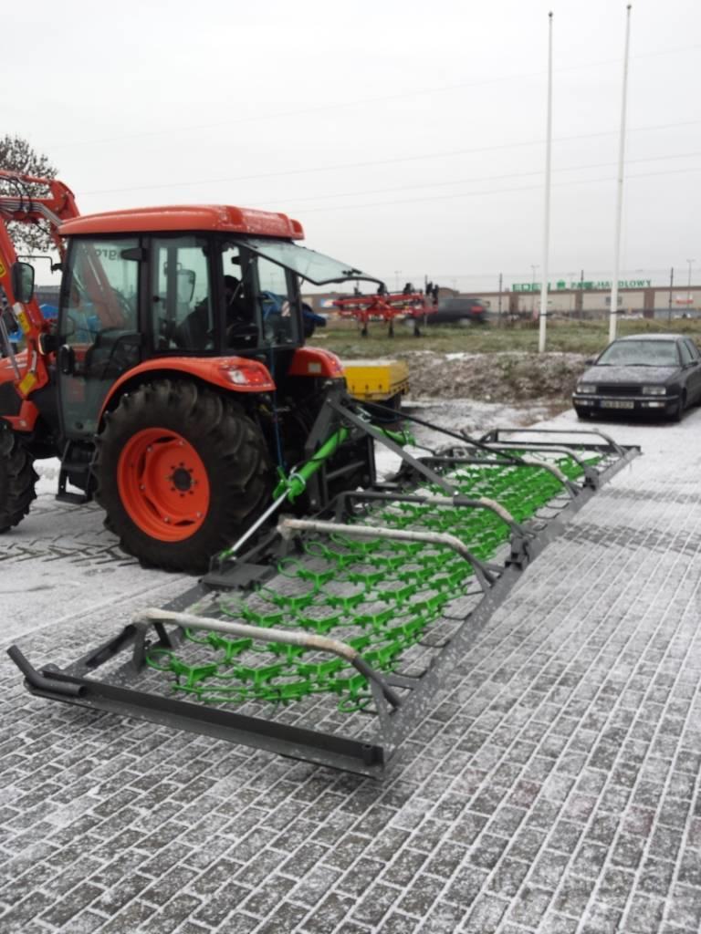 Top-Agro 4 rows chain harrow / weeder 6,0m Field drags