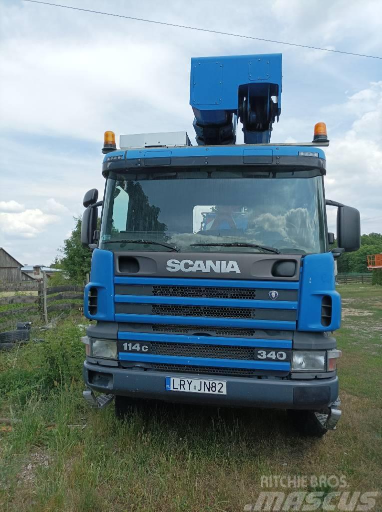 Scania 124 Truck mounted platforms