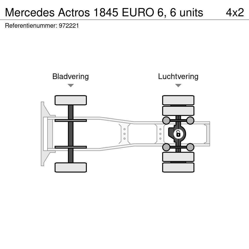 Mercedes-Benz Actros 1845 EURO 6, 6 units Prime Movers