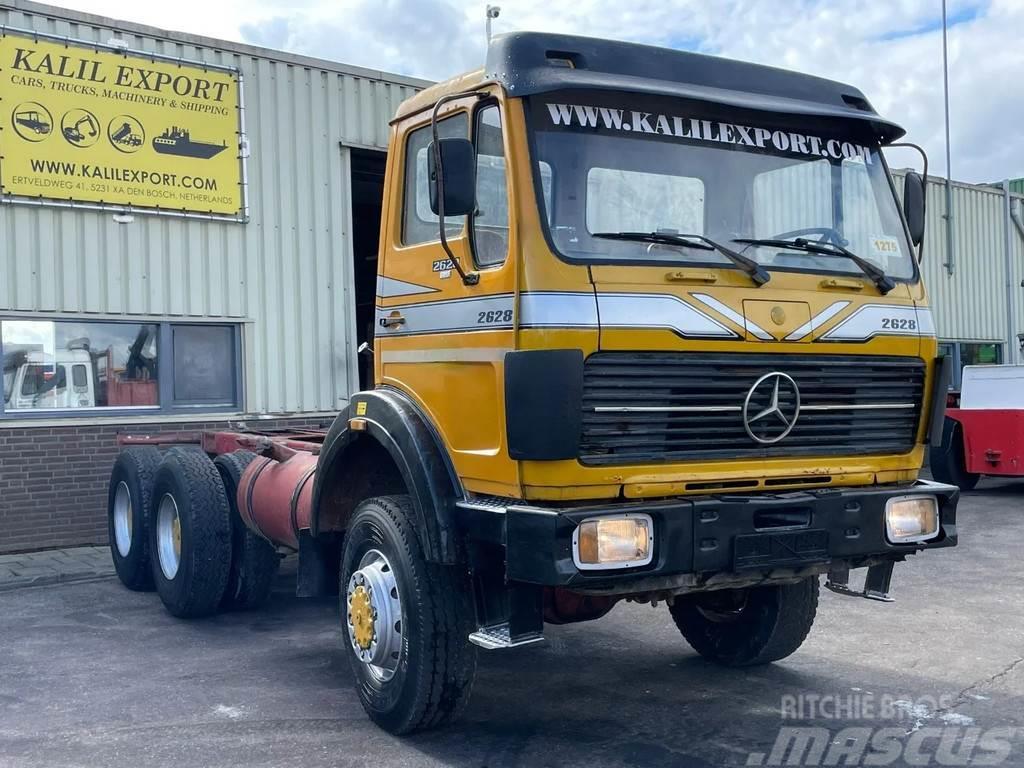 Mercedes-Benz SK 2628 Chassis 6x6 V8 Big Axle's Auxilery Top Con Chassis Cab trucks