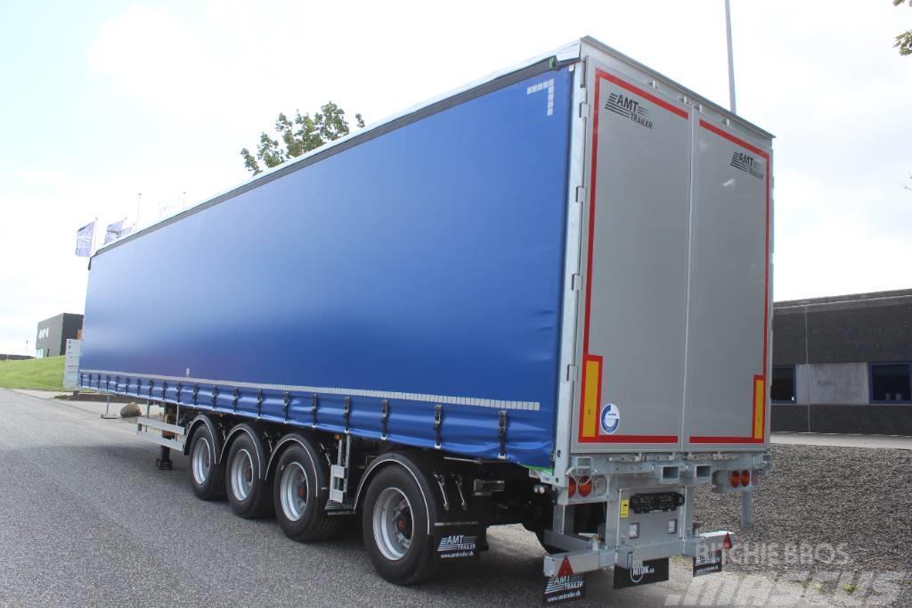 AMT CI400 4 akslet City m/ truckbeslag og TRIDEC Curtain sider semi-trailers