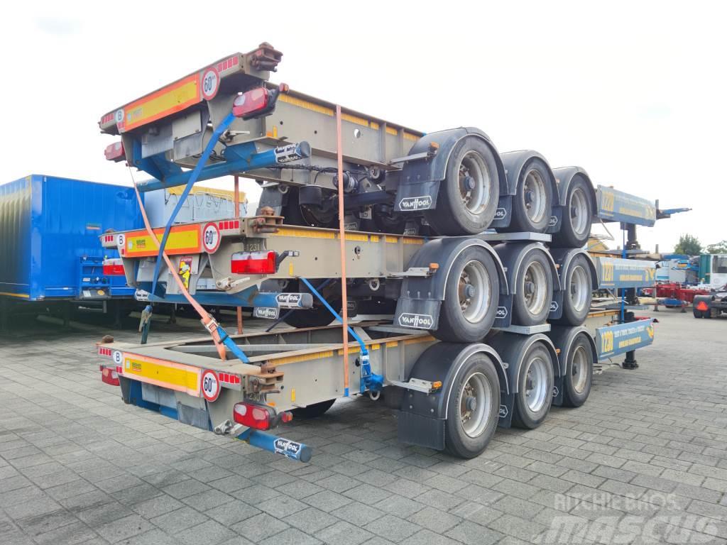 Van Hool A3C002 3 Axle ContainerChassis 40/45FT - Galvinise Container semi-trailers