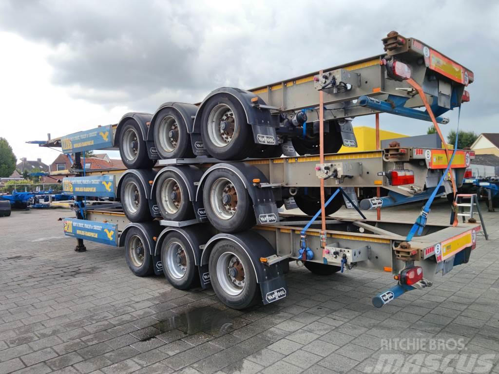 Van Hool A3C002 3 Axle ContainerChassis 40/45FT - Galvinise Container semi-trailers