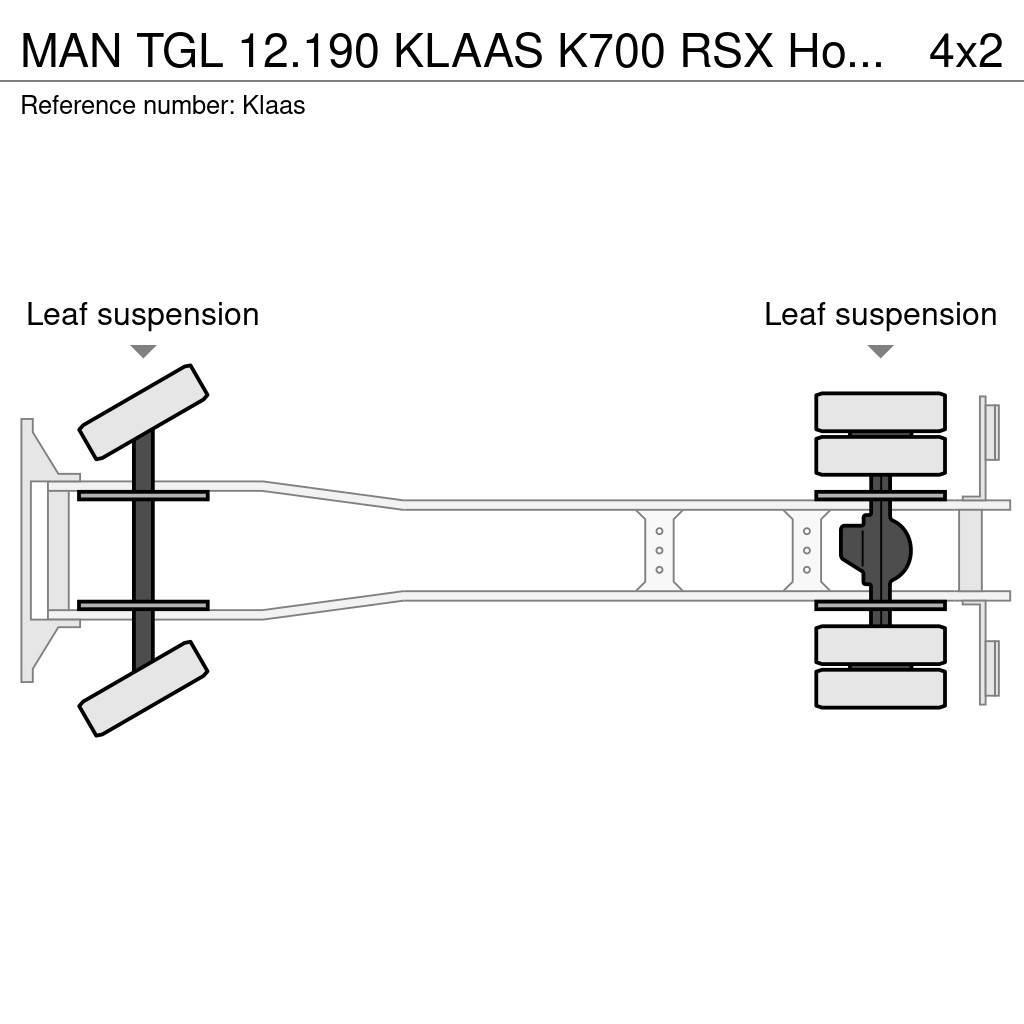 MAN TGL 12.190 KLAAS K700 RSX Hoogwerker bak (487 werk Truck mounted platforms