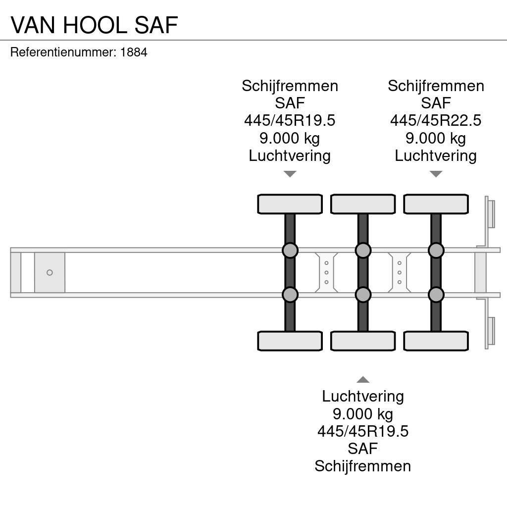Van Hool SAF Curtain sider semi-trailers