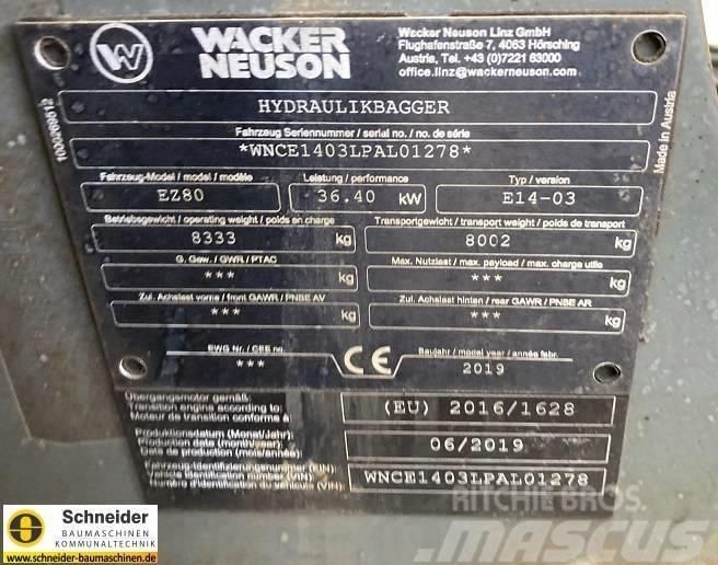 Wacker Neuson EZ 80 Mini excavators  7t - 12t