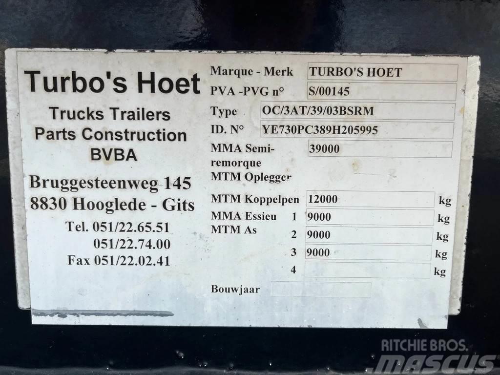  Turbo'sHoet 1x20ft - BPW - ADR(FL,AT,OX) - Perfect Container semi-trailers