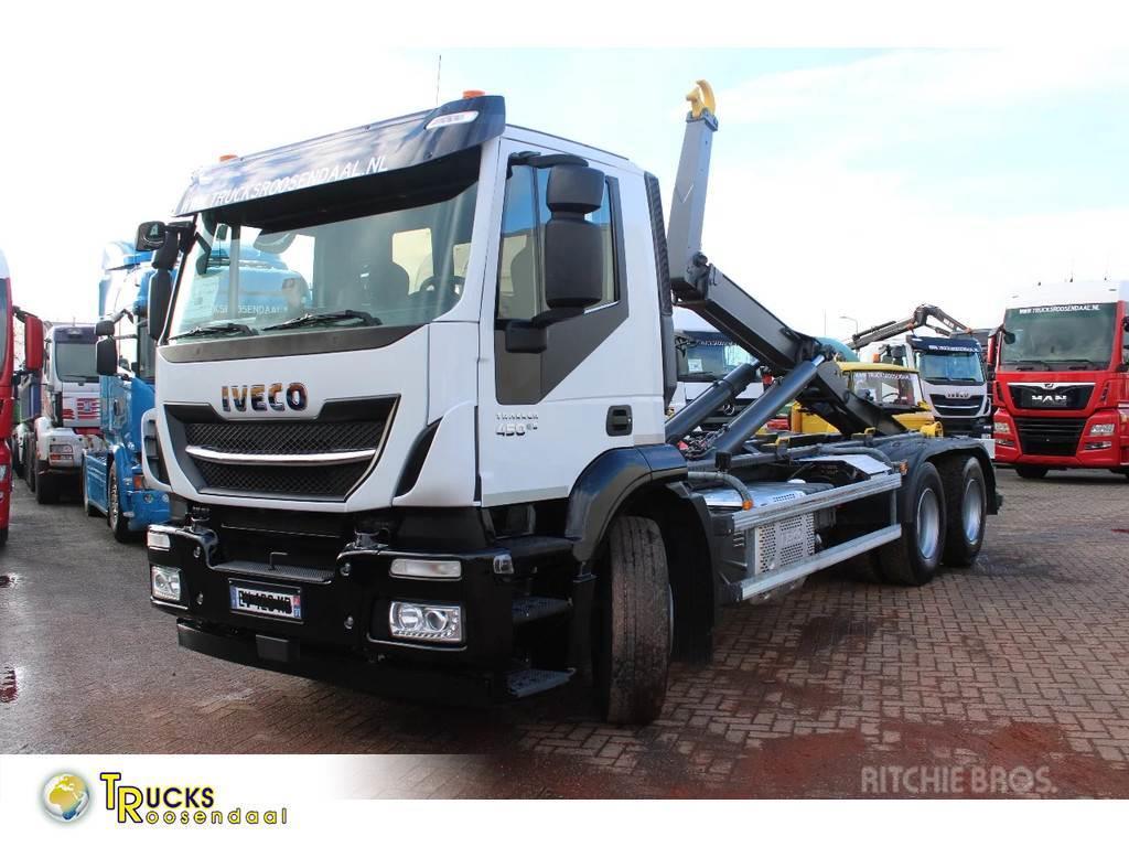Iveco Stralis 460 + 20T HOOK + 6X2 + 12 PC IN STOCK Hook lift trucks