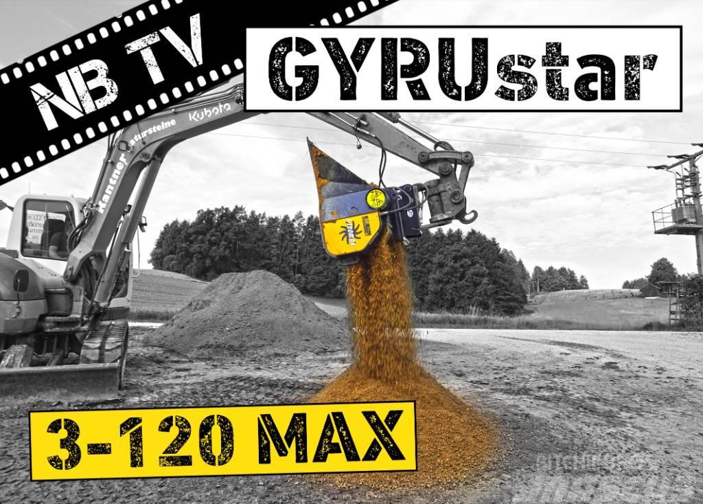 Gyru-Star 3-120MAX | Sieblöffel für Bagger & Lader Screening buckets