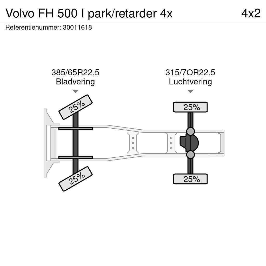 Volvo FH 500 I park/retarder 4x Prime Movers