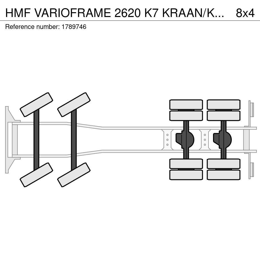 HMF VARIOFRAME 2620 K7 KRAAN/KRAN/CRANE/GRUA Truck mounted cranes