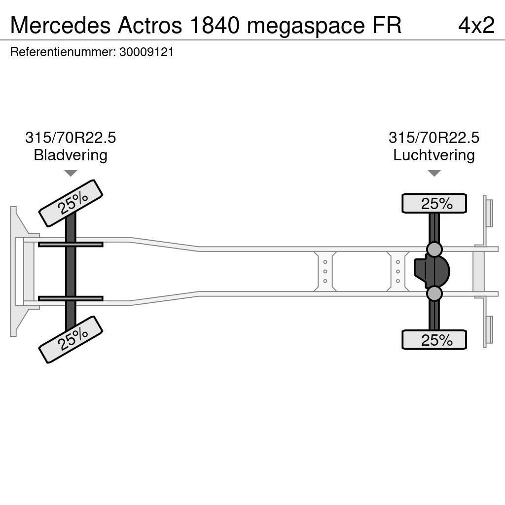 Mercedes-Benz Actros 1840 megaspace FR Container trucks