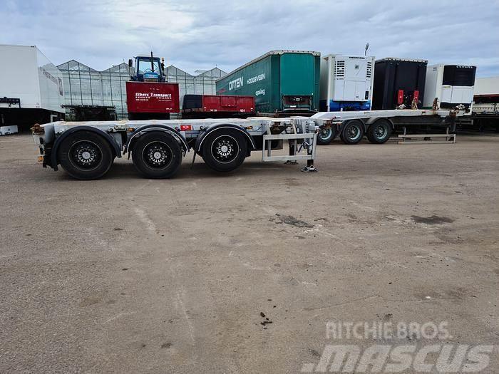 Pacton TE3 | 3 AXLE SAF DISC | CONTAINERCHASSIS | MULTI | Container semi-trailers