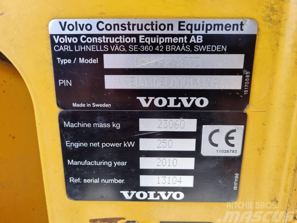 Volvo Wozidło Dumper VOLVO A30E 6x6 Articulated Haulers