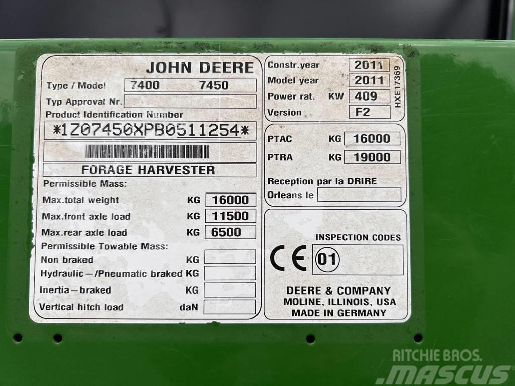 John Deere 7450 Forage harvesters