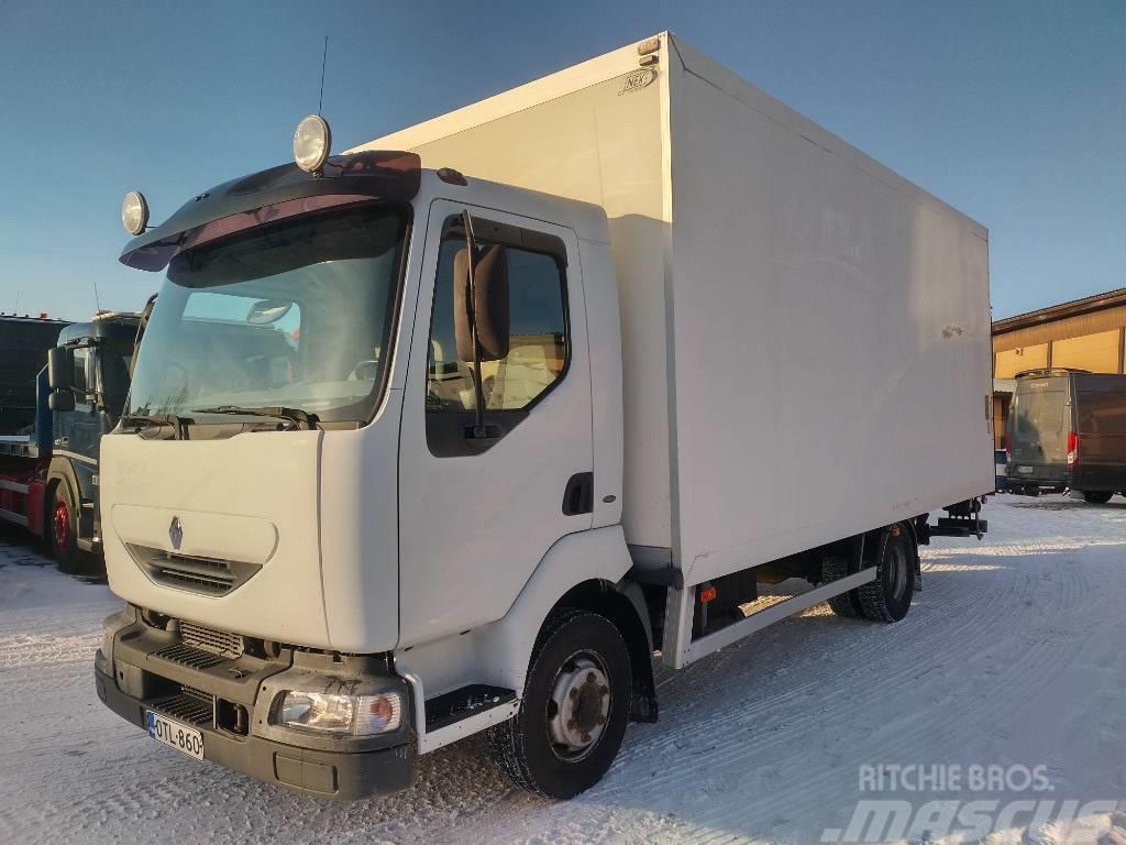 Renault Midlum 180 235tkm, huoltohyllyt Box trucks