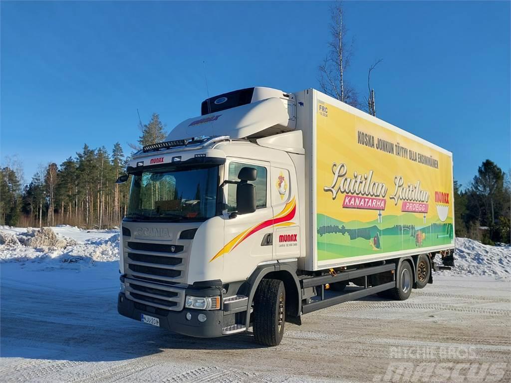 Scania G450 LB6X2*4, FRC-kori, kylmäkone, pl-nostin Temperature controlled trucks