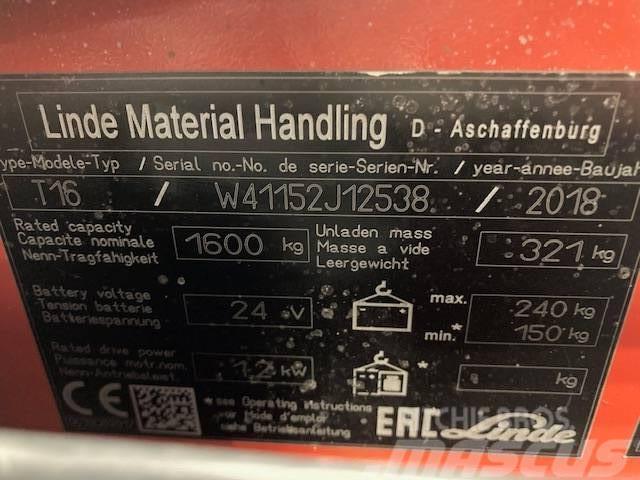 Linde T16/1152 Low lifter