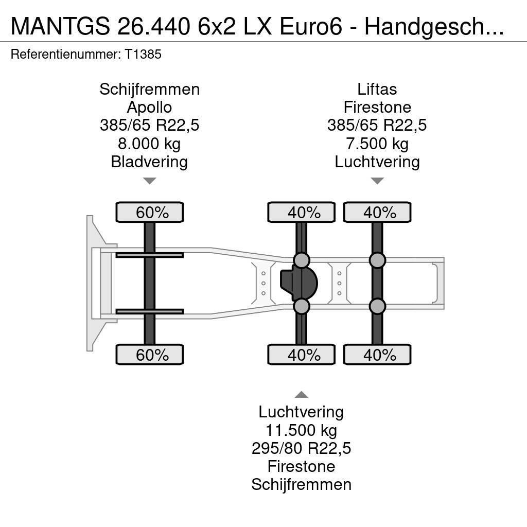 MAN TGS 26.440 6x2 LX Euro6 - Handgeschakeld - Lift-As Prime Movers