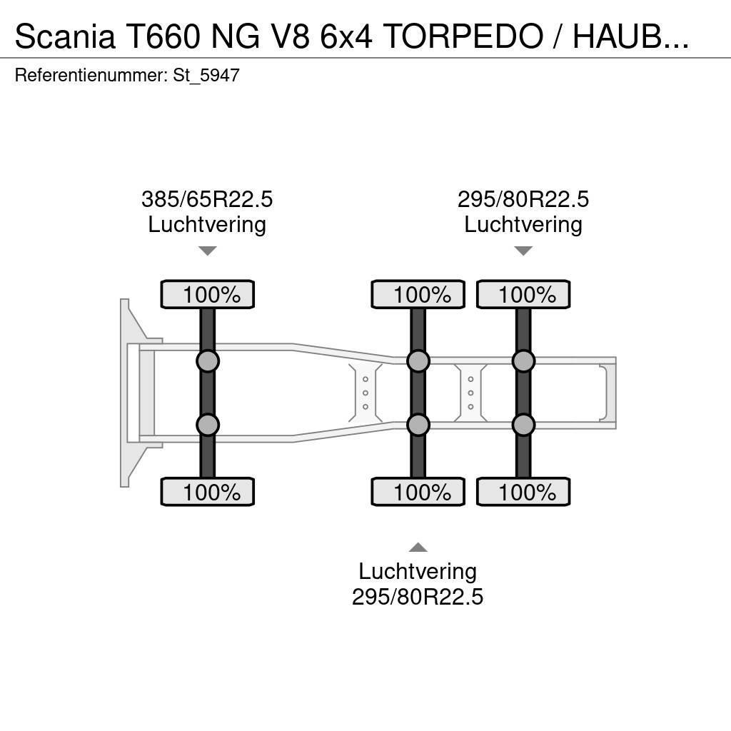 Scania T660 NG V8 6x4 TORPEDO / HAUBER / NEW ! Prime Movers