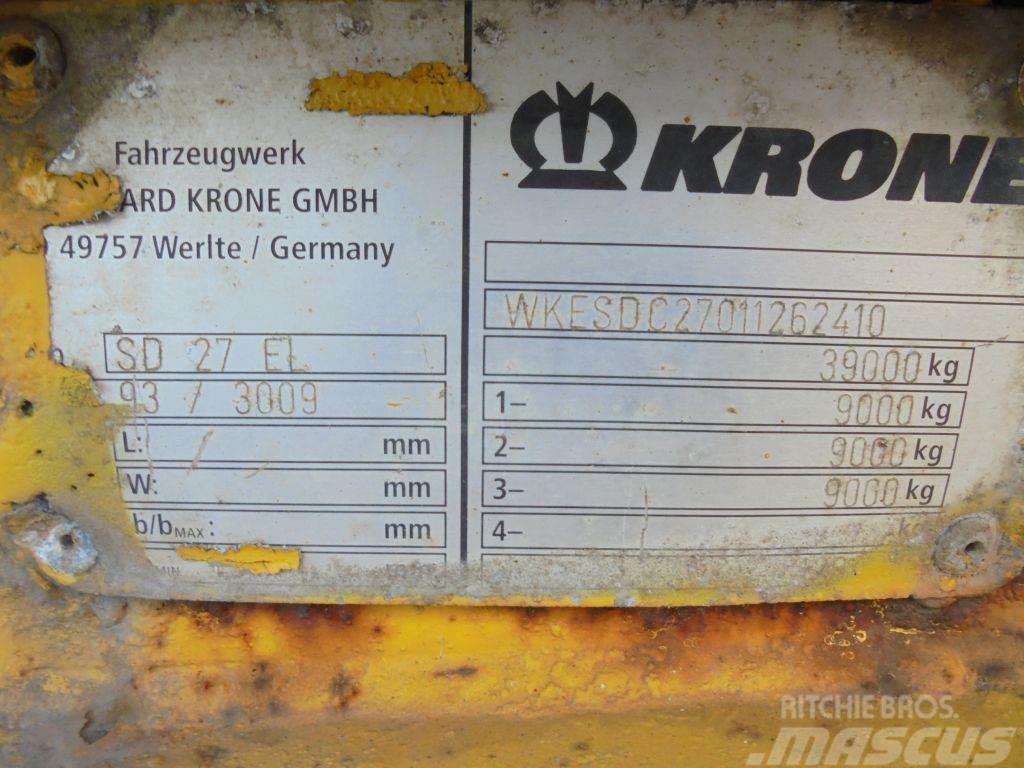 Krone 20/30/40/45ft + 3x BPW Container semi-trailers