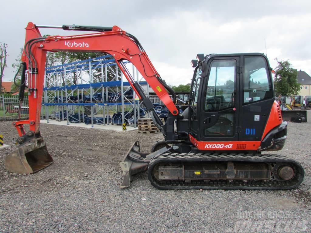 Kubota KX 080-4 Kettenbagger 39.500 EUR net Mini excavators  7t - 12t