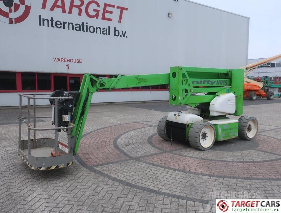 Niftylift HR15NDE Bi-Fuel Articulated Boom Work Lift 1550cm Compact self-propelled boom lifts