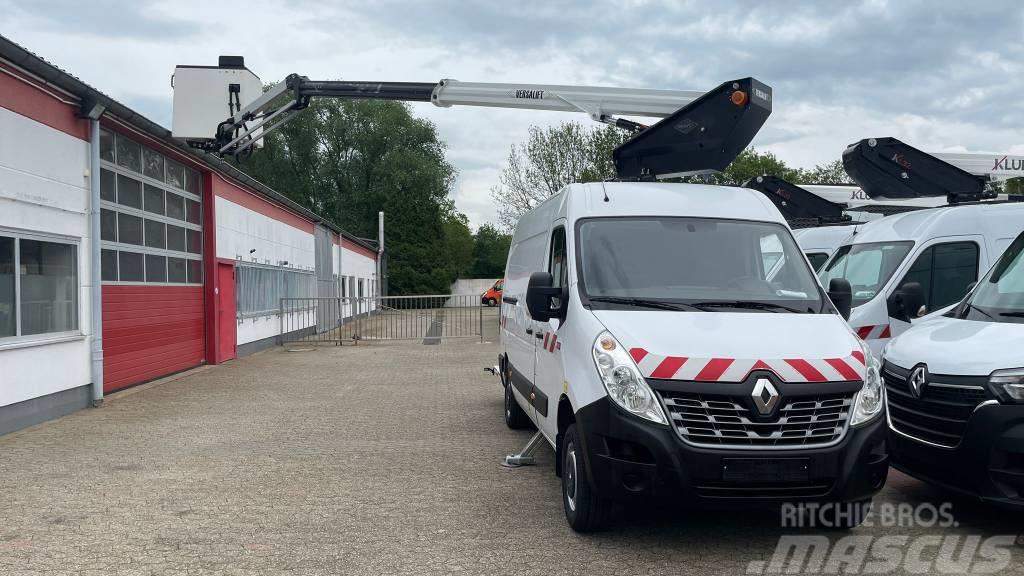 Renault Master Hubarbeitsbühne Time Versalift VTL-145 F Ko Truck mounted platforms