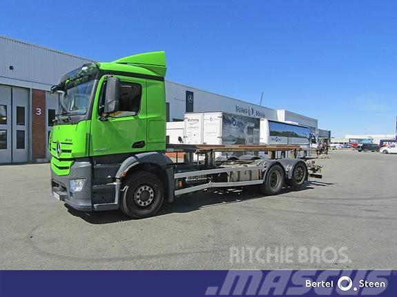 Mercedes-Benz ANTOS2545L Lagab hydraulisk løft contramme Container trucks
