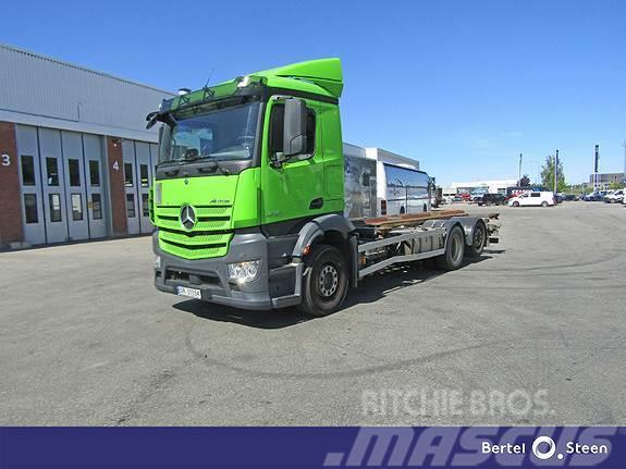Mercedes-Benz ANTOS2545L Lagab hydraulisk løft contramme Container trucks