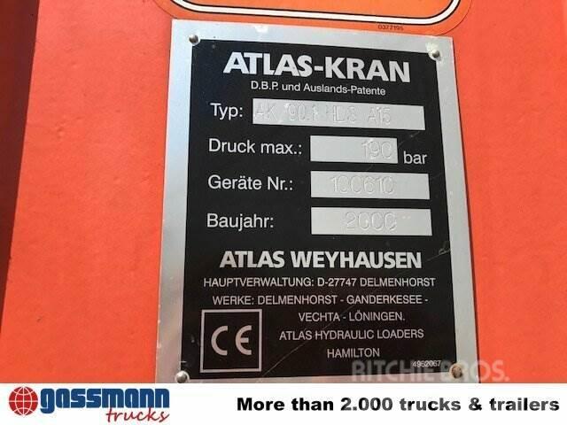Atlas AK 90.1 HDS A15, Funk, 20x VORHANDEN! Truck mounted cranes