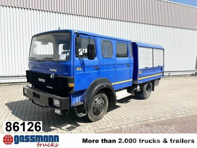 Iveco 90-16 AW 4x4 Doka, Mannschaftswagen Flatbed / Dropside trucks