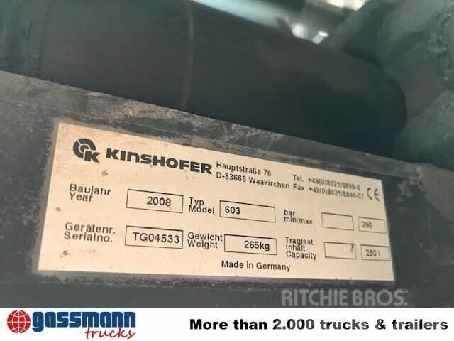 Kinshofer KM 603-250c Grabgreifer, 8x VORHANDEN Truck mounted cranes