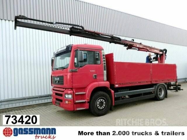 MAN TGA 18.360 4x2, Baustoff, Kran ATLAS 125.1 Flatbed / Dropside trucks