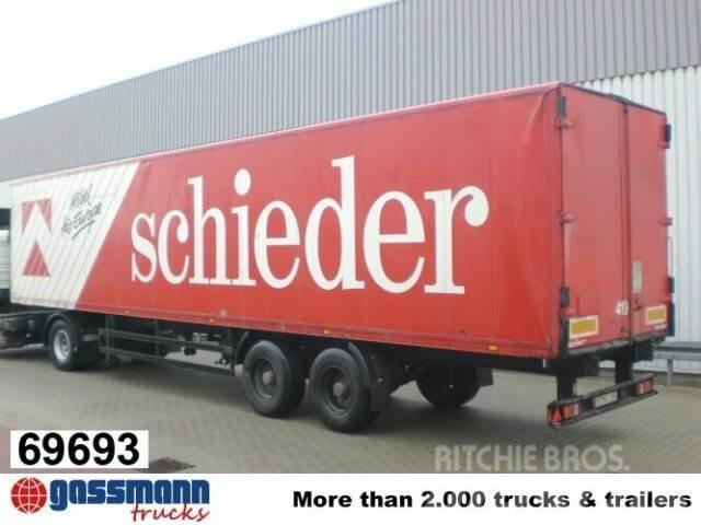 Spier SLG 2/90, Möbelkofferauflieger, 80 cbm, 2x Box semi-trailers