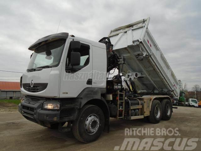 Renault KERAX 380 DXI 6x4 Volvo Sys Truck mounted cranes