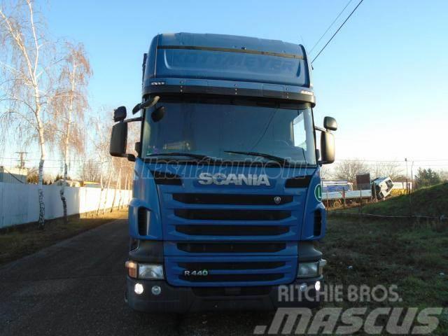 Scania R440 Euro 6 120 m3 Szalmaszállítás !!! Curtain sider trucks