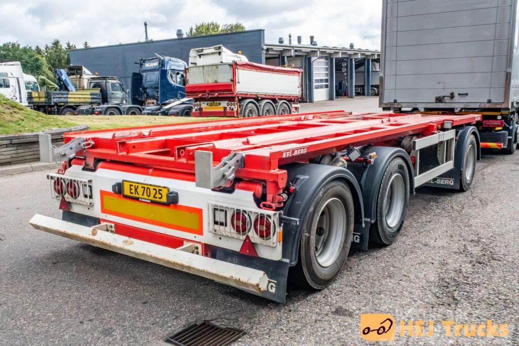 Kel-Berg 3 Aks. Container Anhænger Container trailers