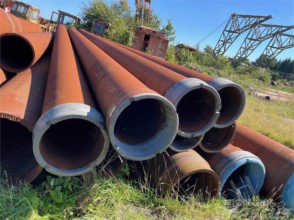  Stålrør ø508x25x12500 mm - 8 stk Pipeline equipment