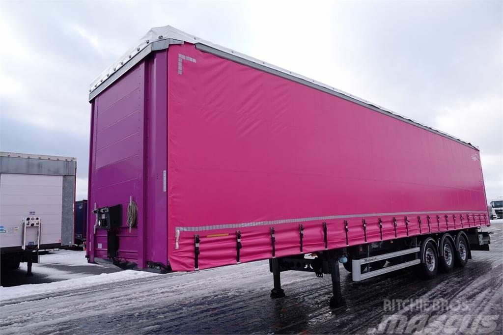 Lecitrailer FIRANKA / SZYNA-DESKA / SAF / 2020 ROK / OS PODNOS Curtain sider semi-trailers