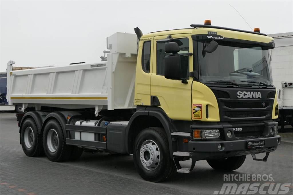 Scania P 360 / 6x4 / WYWROTKA / BORDMATIC / MEILLER KIPPE Tipper trucks