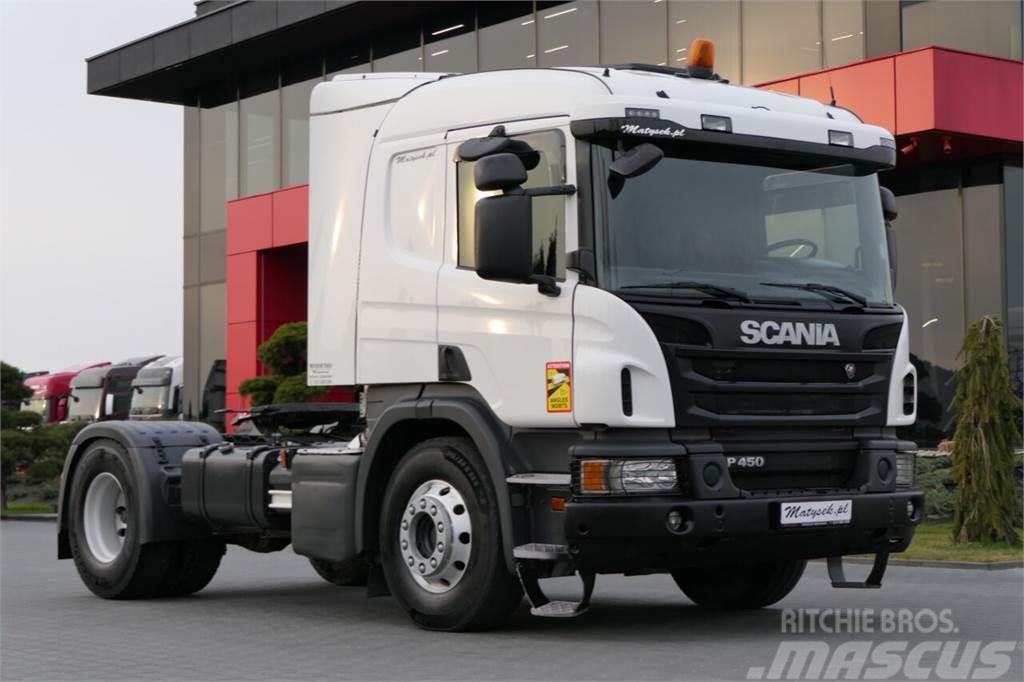 Scania P 450 / RETARDER / HYDRAULIKA / NISKA KABINA / WAG Prime Movers