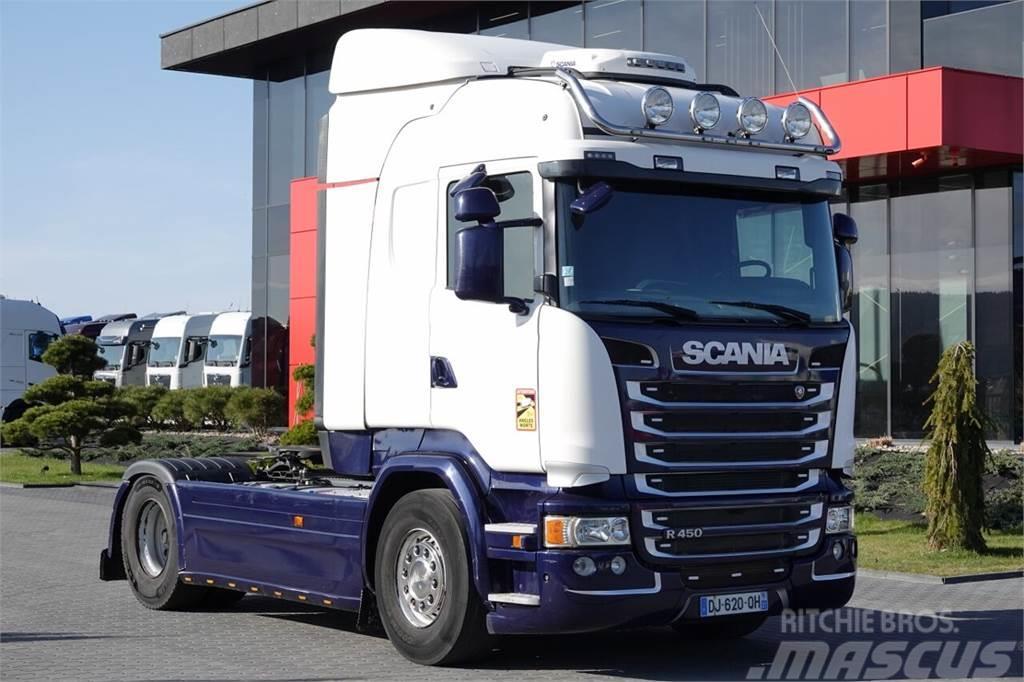 Scania R 450 / RETARDER / I-PARK COOL / EURO 6 / SPROWADZ Prime Movers