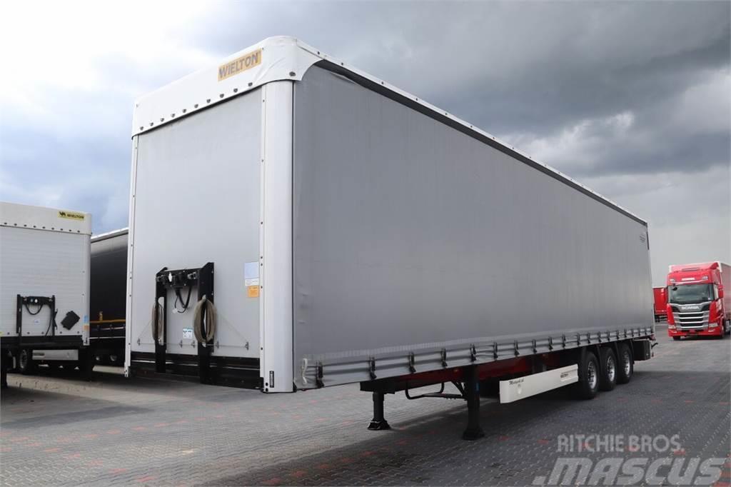 Wielton CURTAINSIDER / MEGA / COILMULD - 9 M / LIFTED AXLE Curtain sider semi-trailers