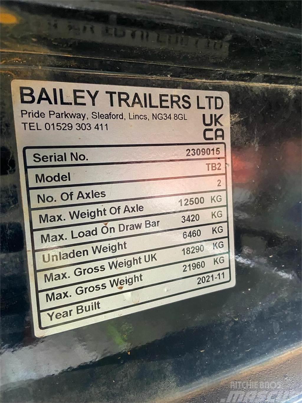 Bailey TB2 15T Multi-purpose Trailers