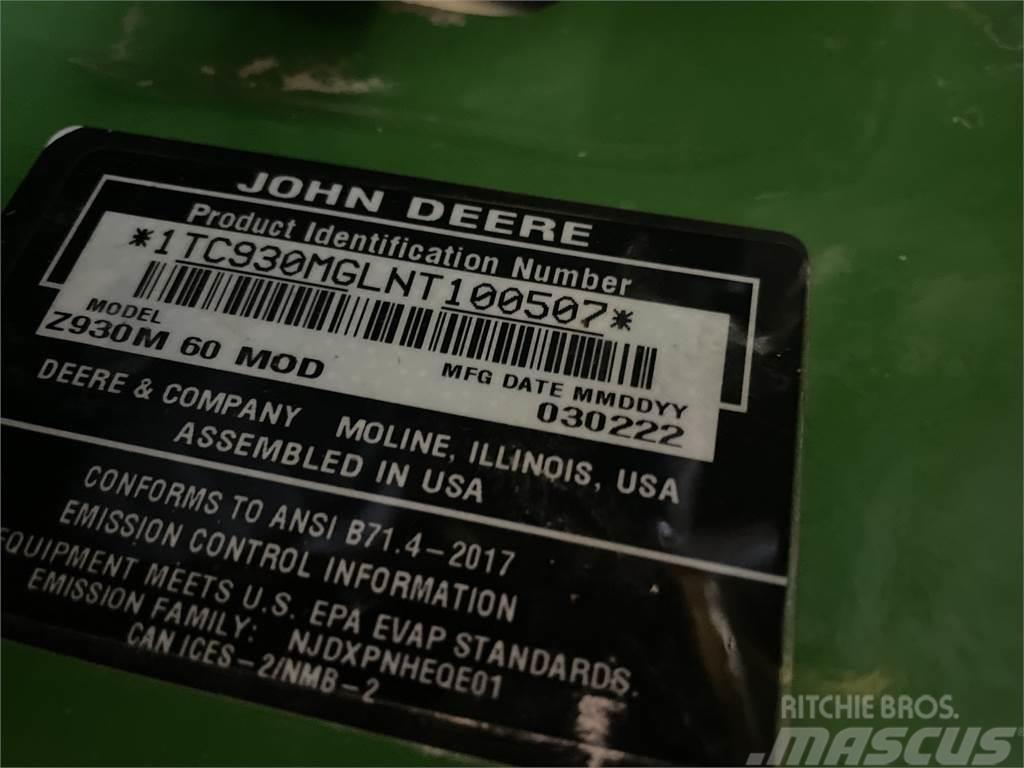 John Deere Z930M Zero turn mowers