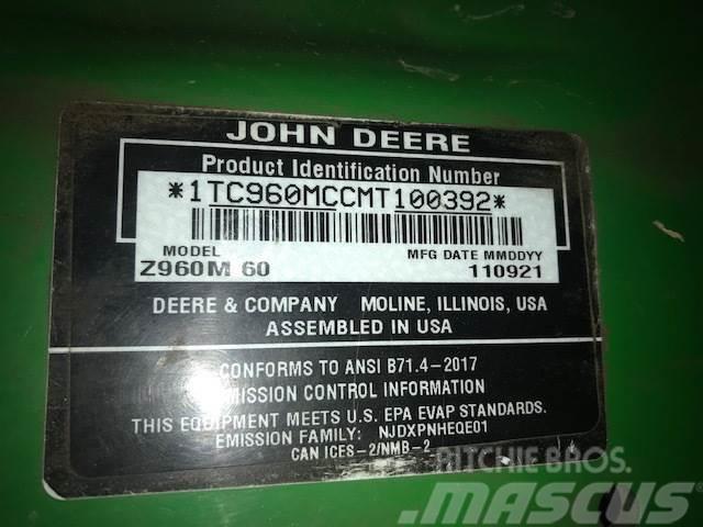 John Deere Z960M Zero turn mowers
