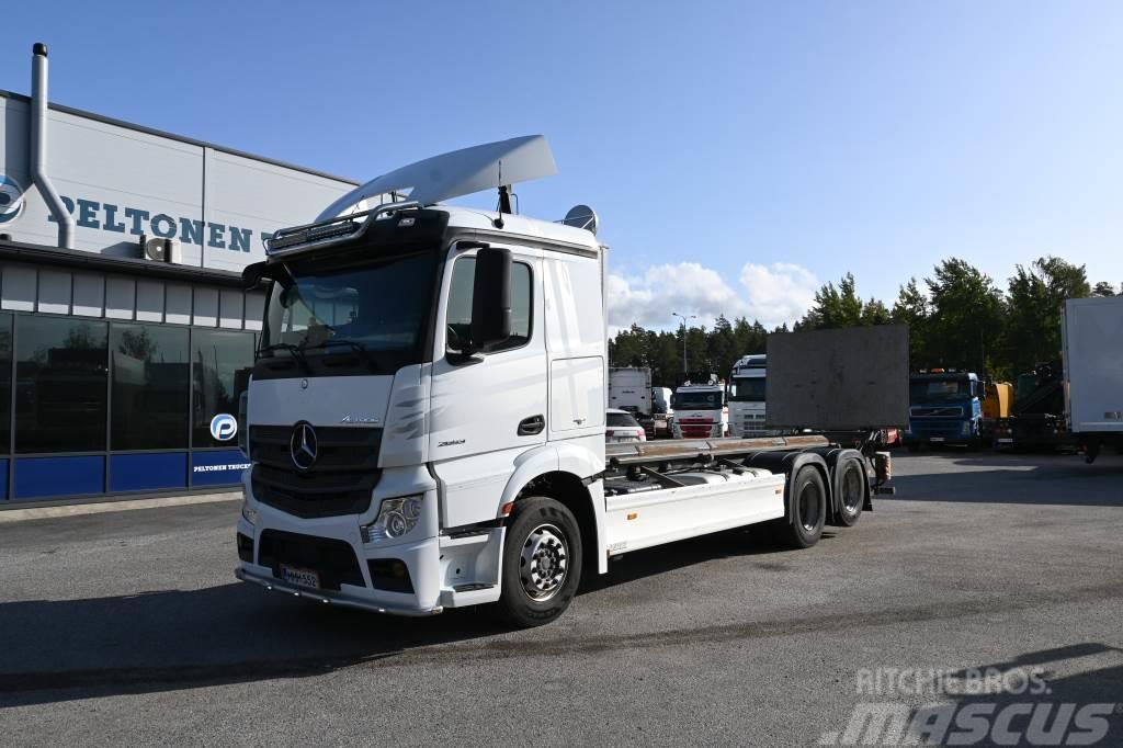 Mercedes-Benz Actros 2653 6x2 Konttiauto Container trucks